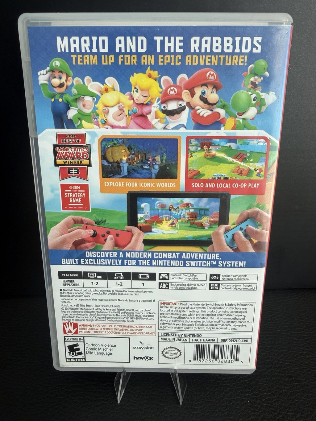 Mario + Rabbids Kingdom Battle (Nintendo Switch) *Tested*