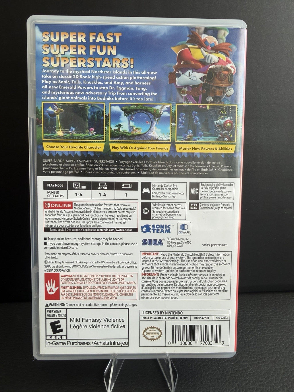 Sonic Superstars  (Nintendo Switch)